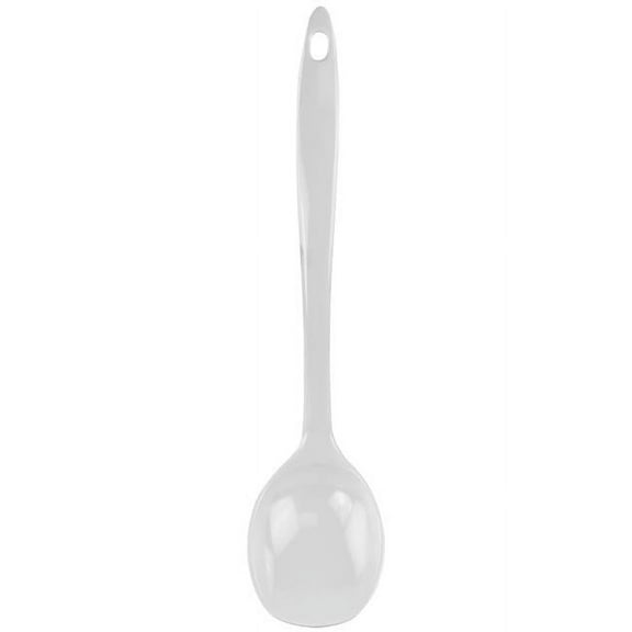 100% Organic Melamine Kitchen Cooking Spoon, White