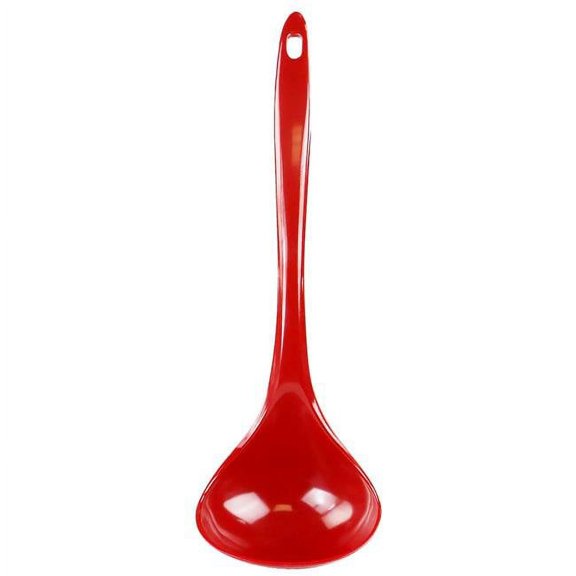 100% Organic Melamine Kitchen Ladle, Red