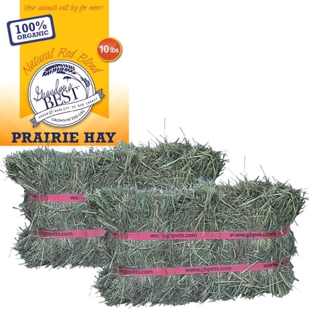 100% Organic Prairie Hay Bale 10lb