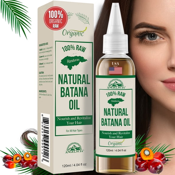100% Organic Raw Liquid Batana Oil from Honduras, Hair Growth & Strengthening Oil, 4.04 fl oz