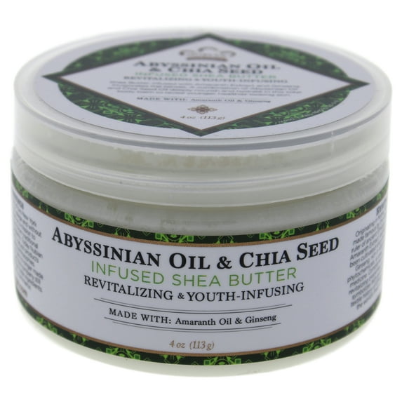 100% Organic Shea Butter Infused With Frankincense And Myrrh by Nubian Heritage for Unisex - 4 oz Mo