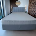thumbnail image 1 of Home Prides Queen Fitted Bamboo Sheet - 100% Bamboo Viscose, Silky Soft Cooling & Breathable Bamboo Bed Sheets, 1-Piece, 15” deep Pocket, Oeko-Tex Certified, Smoky Gray, 1 of 6