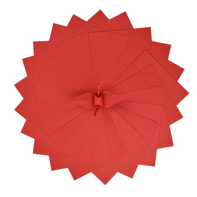 100 Origami Paper Double Sided Color 6x6 inches Square Easy Fold Paper