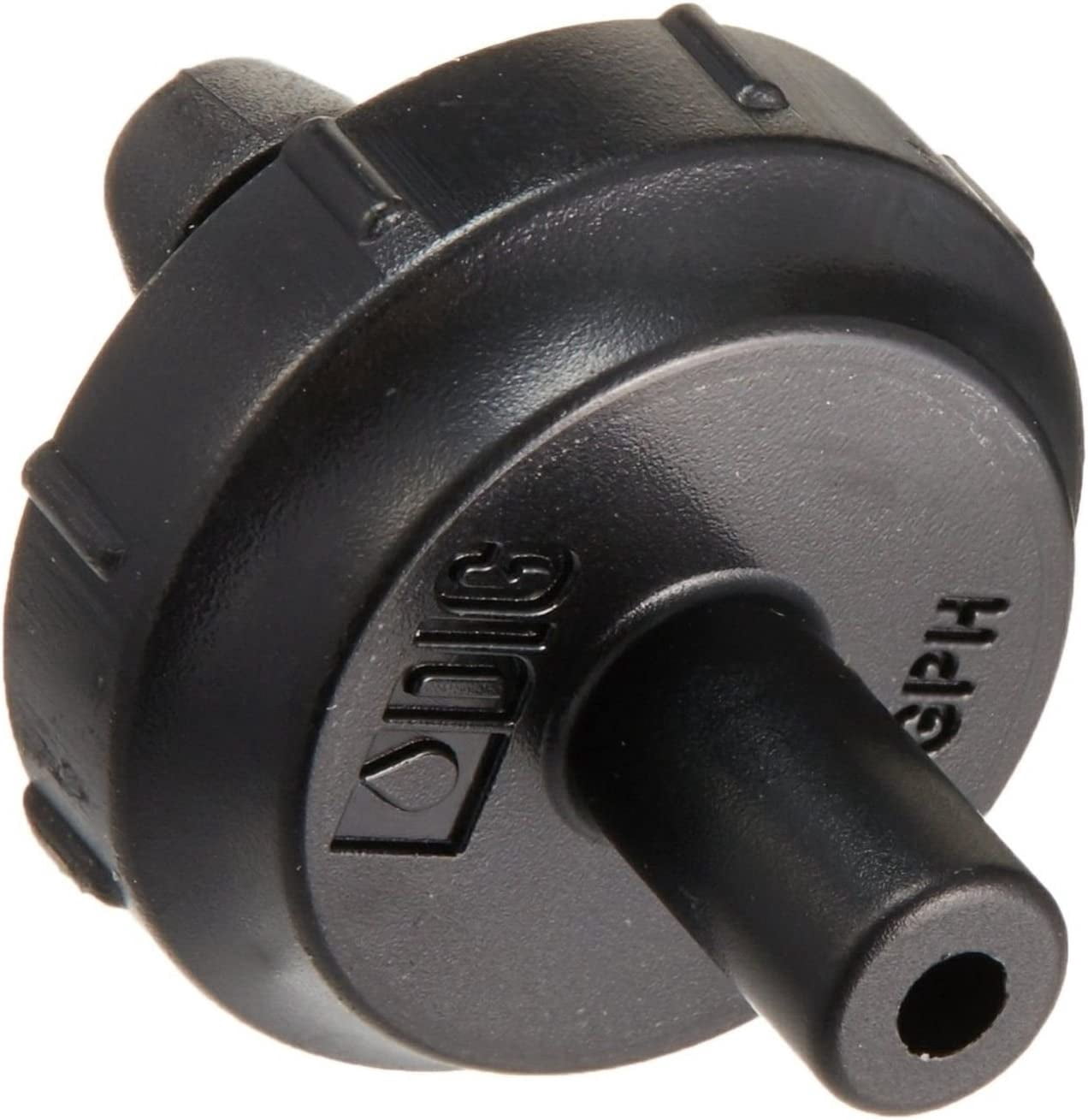 (100-PACK) 1GPH Single Outlet PC Button Drip Emitter with Barbed Inlet ...