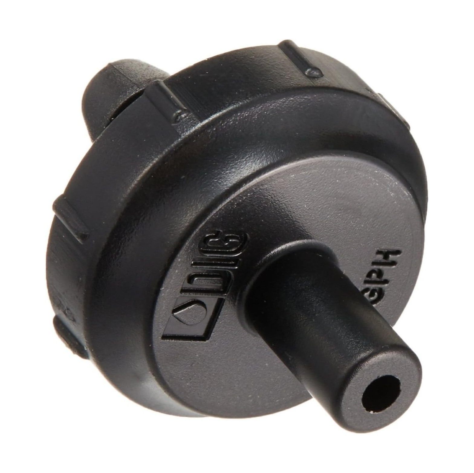 (100PACK) 1GPH Single Outlet PC Button Drip Emitter with Barbed Inlet