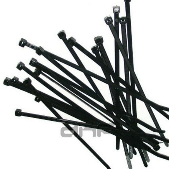 100 PACK 4" Inch Zip Tie Black Cable ,Tie Straps or Wire Wraps CT4 By DNF