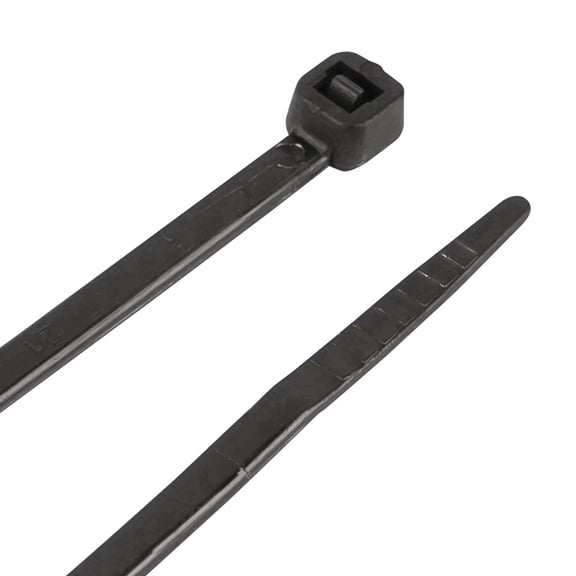 Performance Tool W2912 100pc 12-Inch Cable Tie, Black With Tensile Strength 50 Lbs