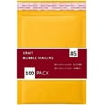 thumbnail image 1 of 100 PC #5 10.5x16 Inches 100 Pack Inches Kraft Bubble Mailers Yellow Shipping Padded Envelopes Self Seal Waterproof Cushion Envelopes, 1 of 2