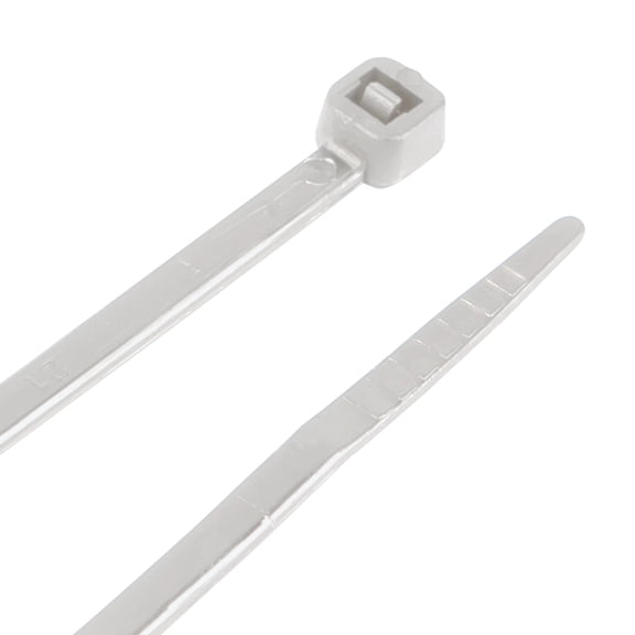 Performance Tool W2908 100pc 8-Inch Cable Tie, White With Tensile Strength 40 Lbs