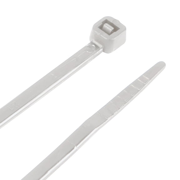 Performance Tool W2908 100pc 8-Inch Cable Tie, White With Tensile Strength 40 Lbs