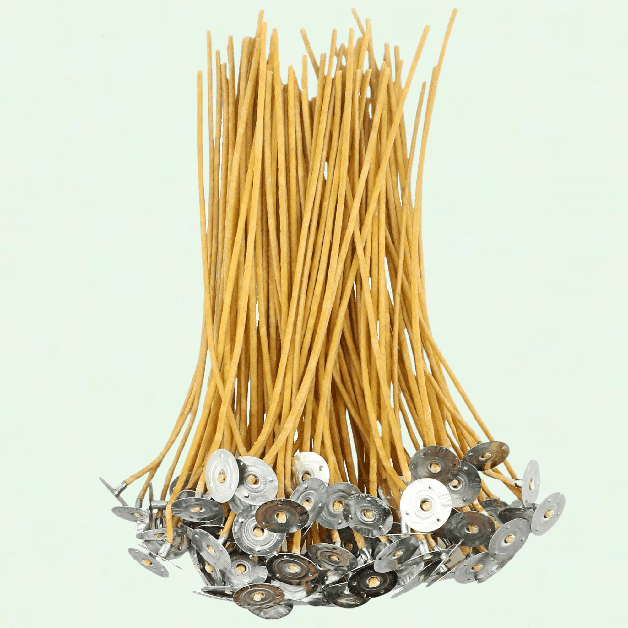 100 PCS 10-Inch Hemp Candle Wicks, Pre-Waxed with Natural Beeswax, Ideal for Candle Making