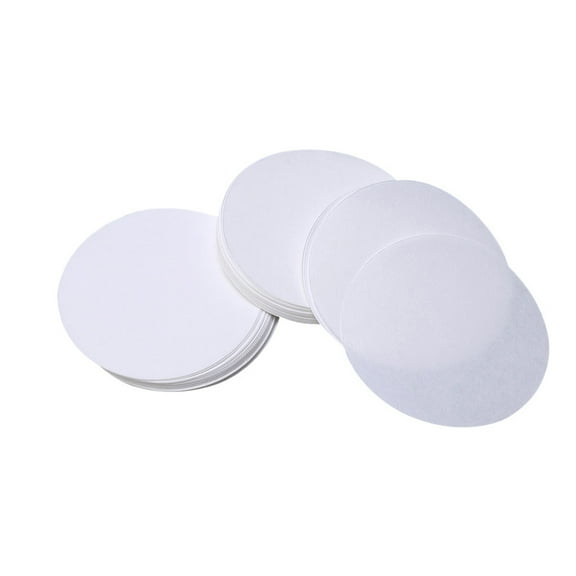 LOLIPPYY 100 Pcs Qualitative Filter Paper 12.5cm Discs Medium Flow Rate White