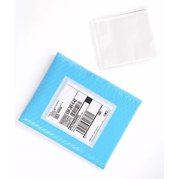 100 PCS 4.5"x 5.5" Clear Self-Adhesive Packing List Envelopes - Shipping/Mailing Pouch Enclosed Bags for Packing Slips Invoice Label