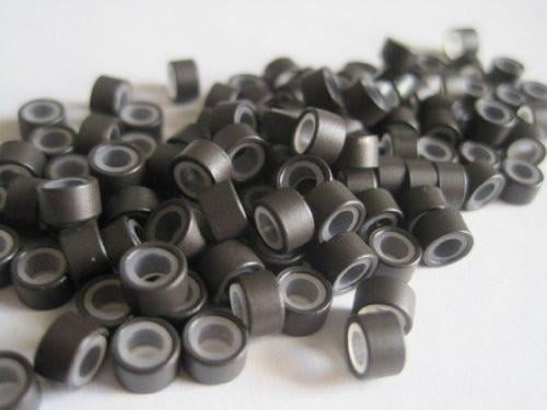 Silicone Micro Link Rings 5mm Lined Beads for Hair Extensions Tool –  Easyouth