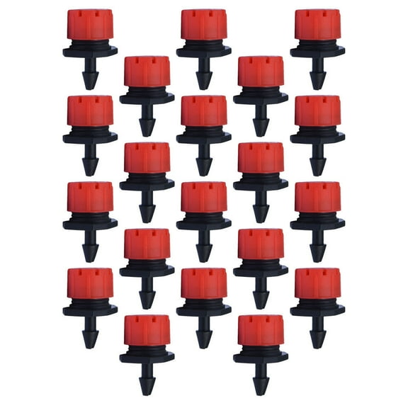 100 PCS Adjustable Dripper Nozzles Expandable Sprinkler Head