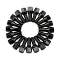 thumbnail image 1 of 100 PCS BLACK 14X1.5 CONE SEAT LUG BOLTS 1.11'' 28MM THREAD FIT AUDI MERCEDES, 1 of 2