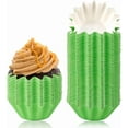 thumbnail image 1 of 100 PCS Baking Cups Cupcake Liner Flared Brioche Standard Muffin Wrappers Greaseproof Coated Paper Cup for Wedding Birthday Holiday Party or Baby Shower, 1 of 6