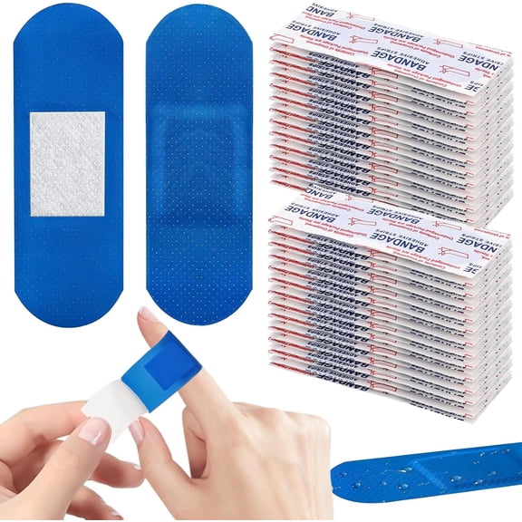 Blue Metal Detectable Bandages