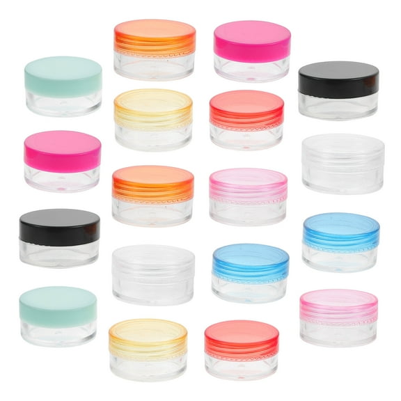 GAXIRE Leak-Proof Lid Design Lotion Bottles PP Assorted Color Cosmetic Users 100Pcs 1.18x1.18In