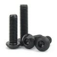 thumbnail image 1 of 100 PCS Carbon Steel Inner Hexagonal Round Head Screw, M5x10mm ,Head thickness: 2.75mm., 1 of 4