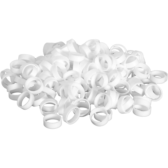 100 cable organizers, silicone rubber rings, cable tie organizers management, holder earphone winding packaging, diameter 10mm