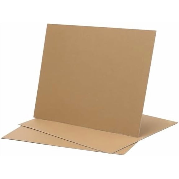 100 PCS Corrugated Cardboard Sheets, 11 x 14 Inch Thick Flat Cardboard Board, Yellow Packaging Insert Pads for Packing, Mailing, DIY Crafts$$Office