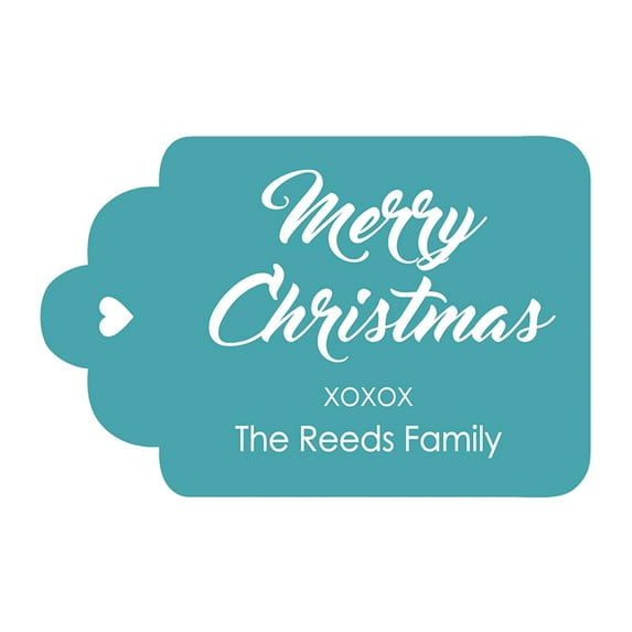 100 PCS Custom Made Hang Paper Tags Personalized Celebrating Merry Christmas Gift Tags