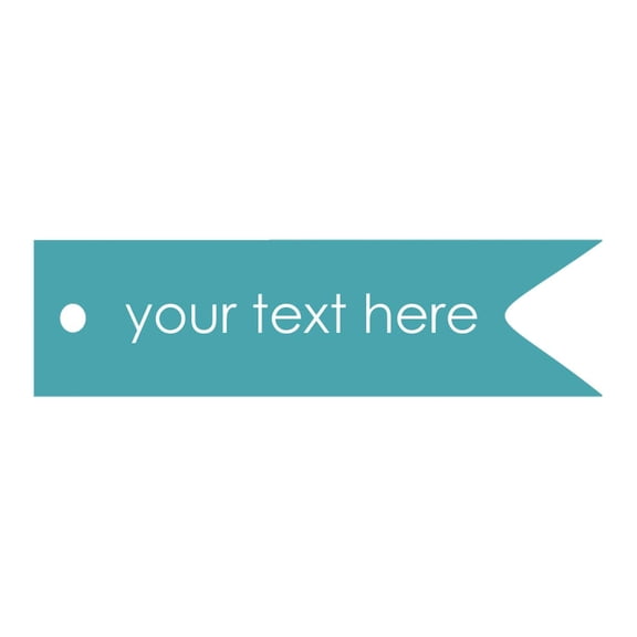 100 PCS Custom Made Your Text Here Hang Tags Personalized Wedding Favor Gift Paper Tags