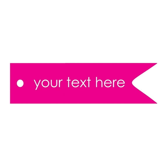 100 PCS Custom Made Your Text Here Hang Tags Personalized Wedding Favor Gift Paper Tags