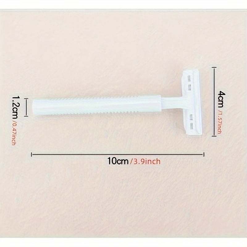 Single Use Razors 100 PCS Disposable Razors Twin Blade Razors for Women and Men ...