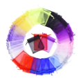 thumbnail image 1 of HEMOTON Assorted Color Organza Gift Bags for Packing Gifts with Drawstring 10 x 12 CM, 1 of 5