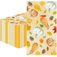 thumbnail image 1 of 100 PCS Fall Paper Napkins 3-Ply, Disposable Pumpkin Maple Leaves Bathroom Guest Hand Towels Thanksgiving Dinner Napkins decorative for Autumn Kitchen Home Party Decoration (Fall), 1 of 14