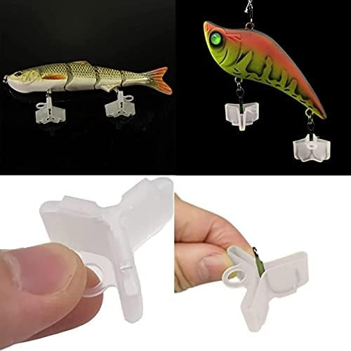 100 PCS Fishing Treble Hook Covers, Protector Bonnets for Fishing Lures 5Sizes 1# 2# 3# 4# 5#