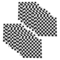 thumbnail image 1 of 100 PCS Fruit Decoration Black and White Checkered Napkin Baby, 1 of 8