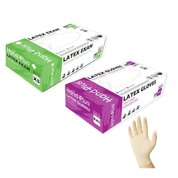 100 PCS Gloves(Medium Size-White)