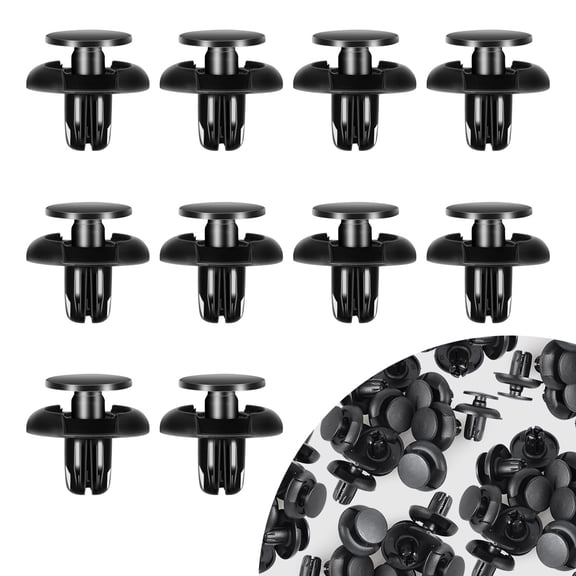 100 PCS Honda Plastic Fender Clips, Push Quarter Fastener Rivet Clips, Automotive Bumper Clips Para Honda, Car Fender Splash Shield Clip Replacement for Honda