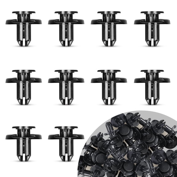 100 PCS Infiniti/Nissan Plastic Fender Clips, Push Bumper Fastener Rivet Clips, Automotive Bumper Clips Para Infiniti/Nissan, Car Fender Splash Shield Clip Replacement for Infiniti/Nissan