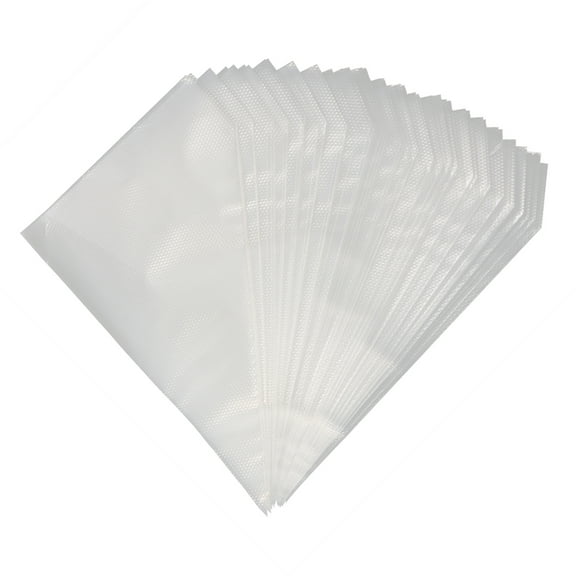 NIAIZEK Cake Cupcake Decorating Bags Transparent For Home Bakers 100Pcs 10*6.5In
