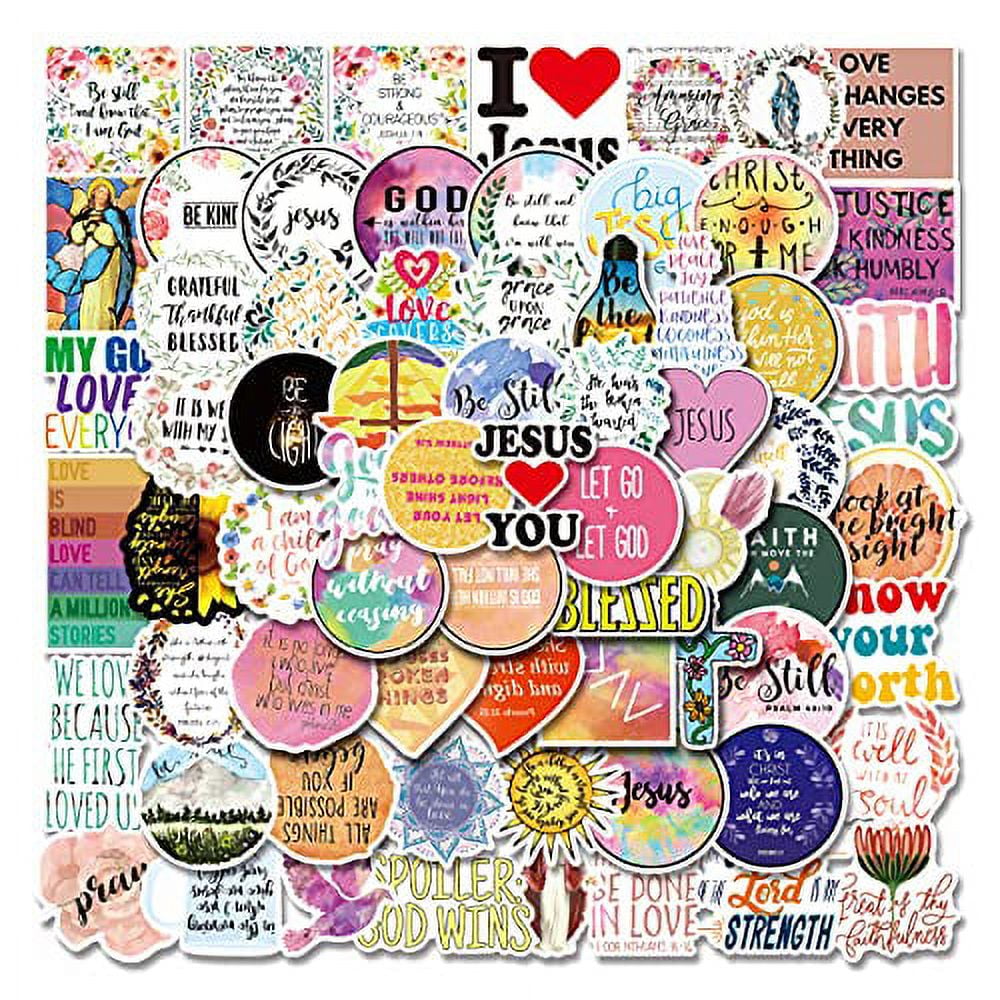 840 Pieces Christian Stickers Bible Stickers for Pakistan