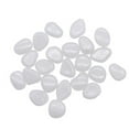 thumbnail image 1 of 100 PCS Large Glow in The Dark Rocks Pebbles Outdoor Fish Tank Rocks Aquarium Gravel Luminous Stones for Fish Tank,Outdoor Garden Decor,Yard,Walkway(White), 1 of 9