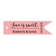 thumbnail image 1 of 100 PCS Love is Sweet Customized Hang Tags Personalized Wedding Favor Gift Paper Tag, 1 of 1