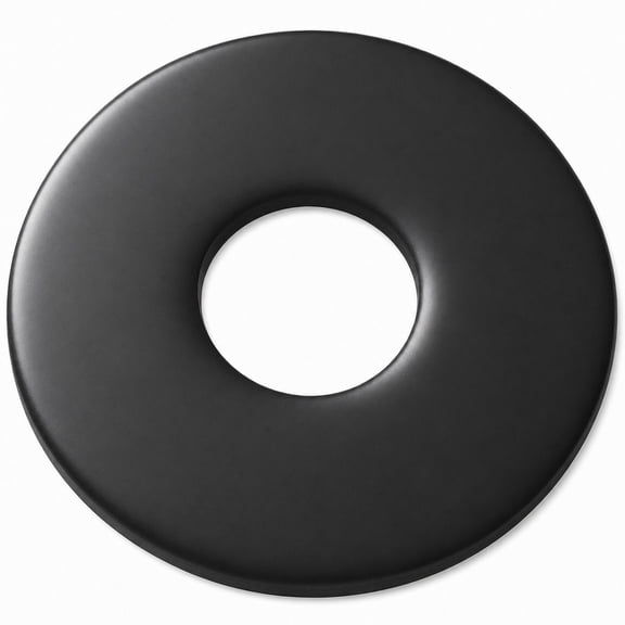 100 PCS M2 Stainless Steel Flat Washers, 3/16" Outer Diameter, 0.015" Thick, 18-8 (304) Stainless Steel Metal Washers, Thin Flat Washers for Screws, Bolts, Black Finish