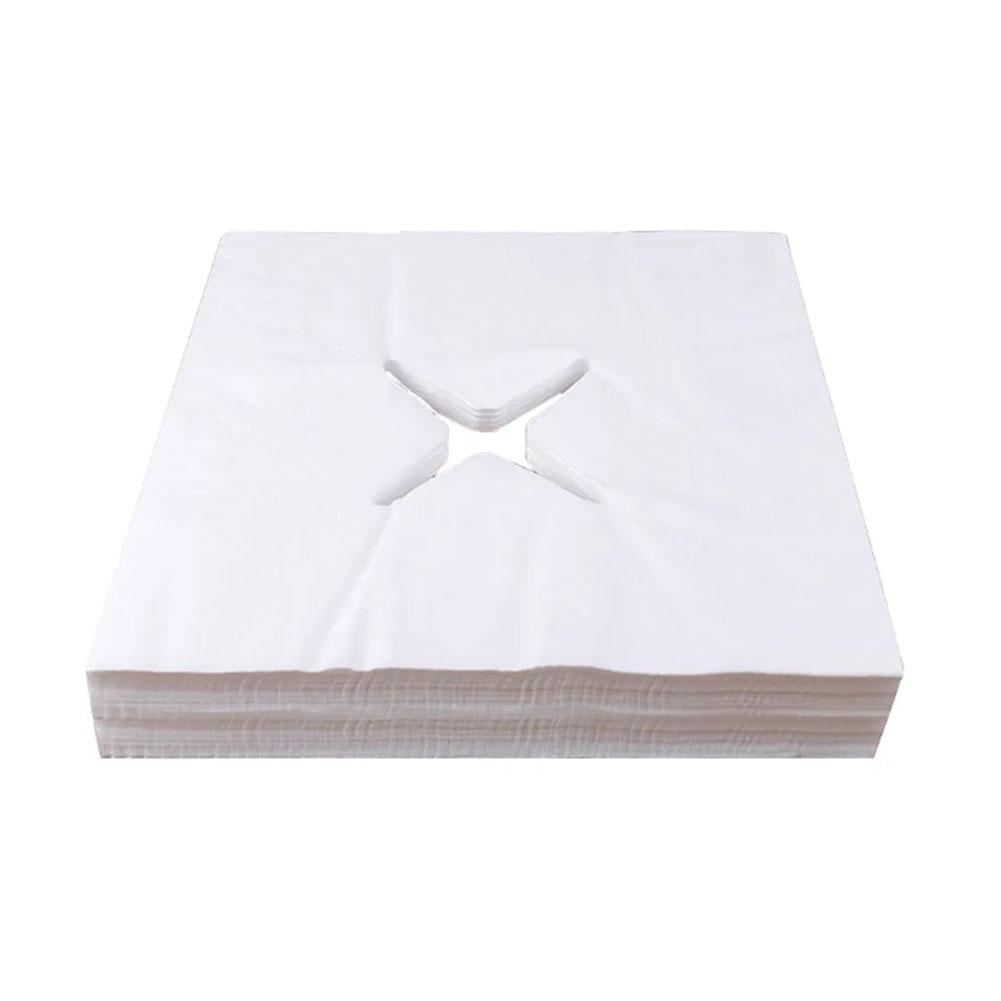 Nose Slit Wipes Massage Table, Pack Of 500 Disposable Pads For Massage, Headrest, Face Pad For Massage, Hygienic Cover For All Massage Tables, Massage Benches, Massage Tables, Therapy Chairs