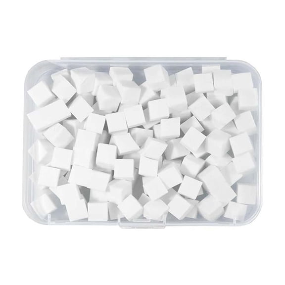 100 PCS Mini Nail Sponges Nail Art Sponge for Gradient Nails Design Square Nails Sponge Applicators for Professional Salon and Home Use