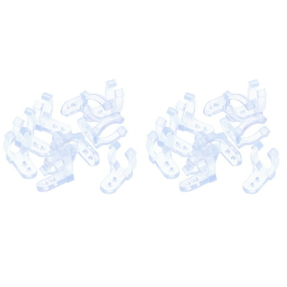 100 PCS/Pack LED Rope Light Holder Mounting Clips Lights Outdoor for House Post Christmas Tree Fasteners