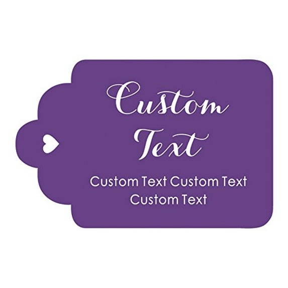 100 PCS Personalized Paper Hang Tags Made Any Text Custom Tags Wedding Favor Gifts