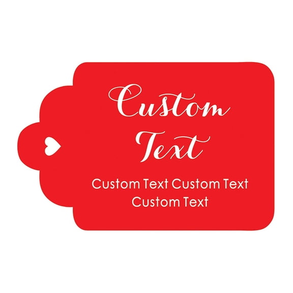 100 PCS Personalized Paper Hang Tags Made Any Text Custom Tags Wedding Favor Gifts