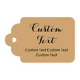 thumbnail image 1 of 100 PCS Personalized Paper Hang Tags Made Any Text Custom Tags Wedding Favor Gifts, 1 of 1