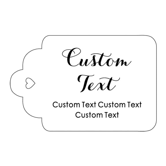 100 PCS Personalized Paper Hang Tags Made Any Text Custom Tags Wedding Favor Gifts