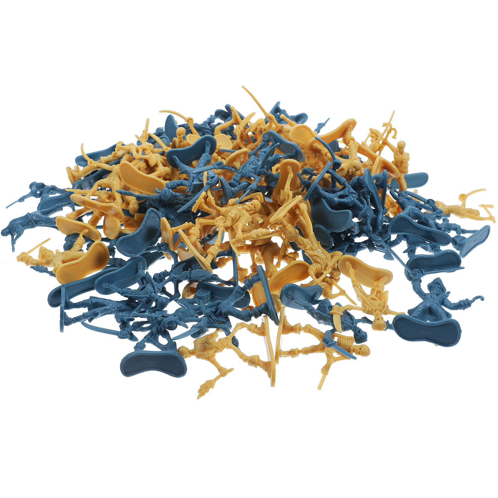 100 PCS Pirate Soldier Model Game Skeleton Warrior Roleplaying Models